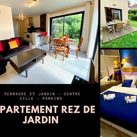Le Neptune, Appartement Avec Parking Et Jardin Proche Universite Caen Bagian luar foto