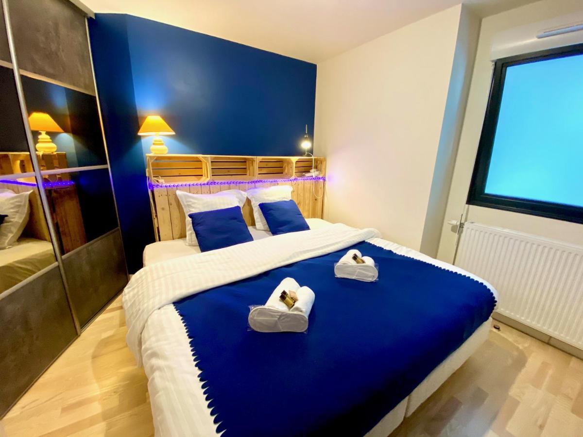 Le Neptune, Appartement Avec Parking Et Jardin Proche Universite Caen Bagian luar foto