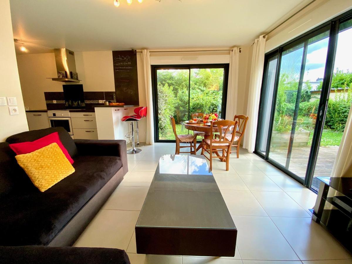 Le Neptune, Appartement Avec Parking Et Jardin Proche Universite Caen Bagian luar foto
